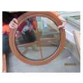 color customized  double glazed window grill design round